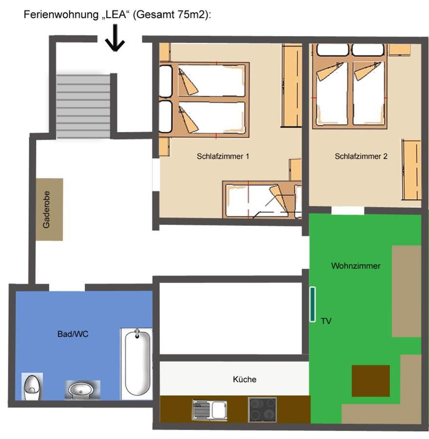 Appartement Lara & Lea Zell am Ziller Εξωτερικό φωτογραφία